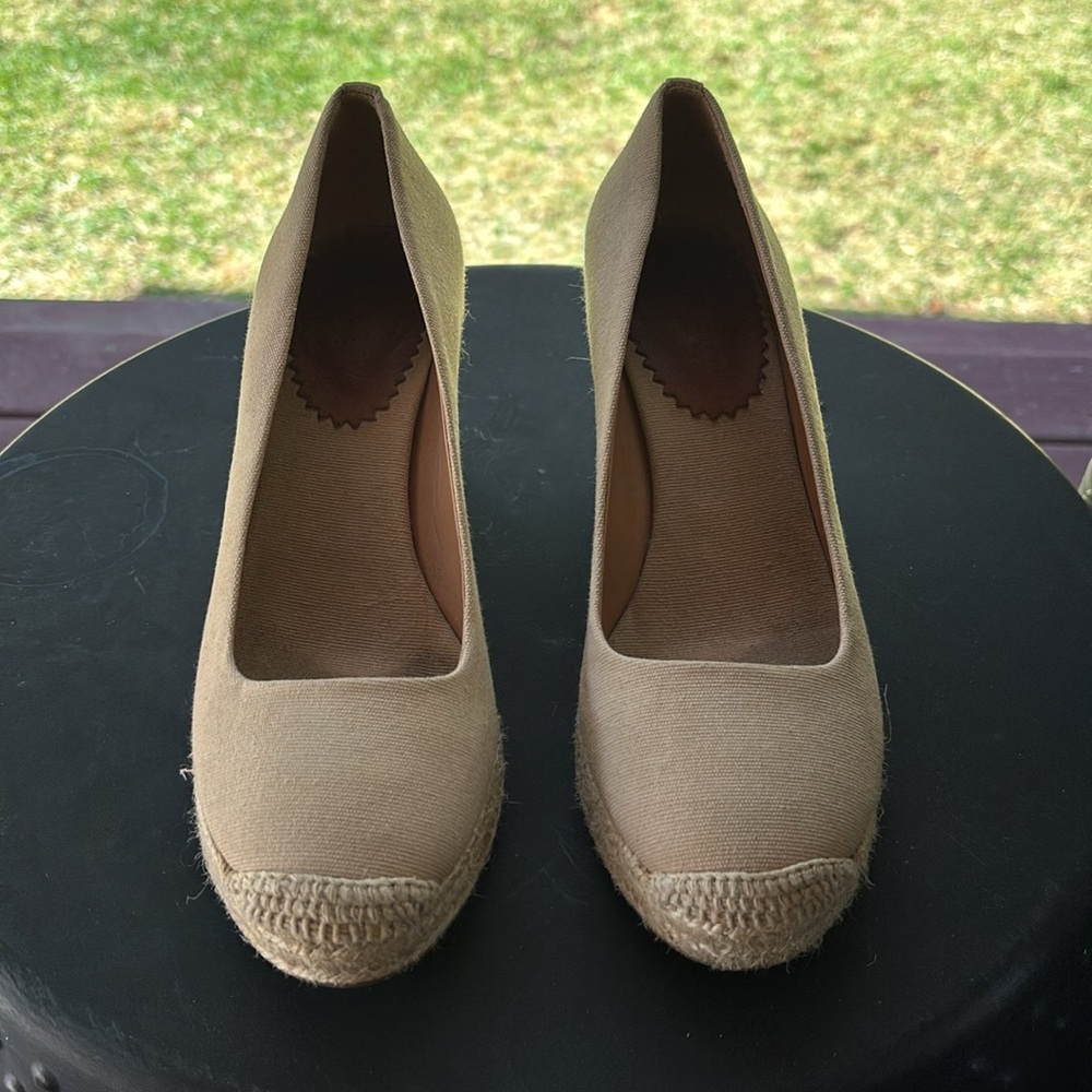 JCrew espadrilles. Worn once. Size 7 - Picture 3 of 7